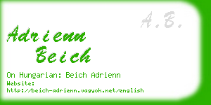 adrienn beich business card